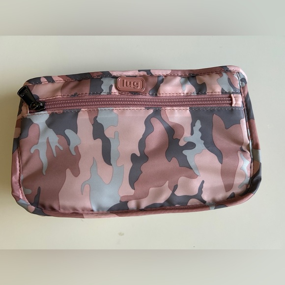 lug Handbags - LUG PARASAIL COSMETIC CASE CAMO ROSE NWT